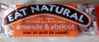 Almond And apricot with a yoghurt coating fruit and nut bar