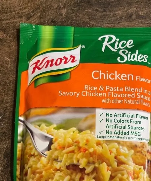 Rice sides chicken flavor