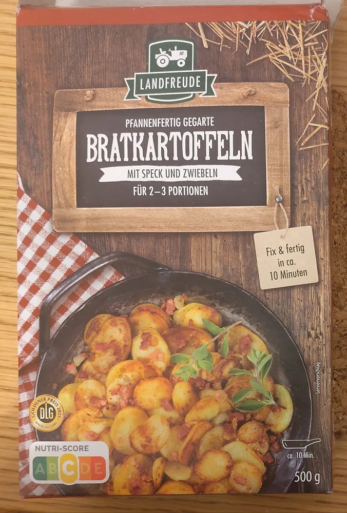 Bratkartoffeln mit Speck und Zwiebeln