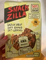 Golden syrup soft baked oat cookies