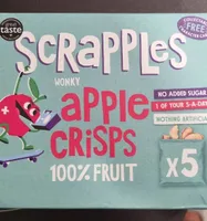Wonky apple crisps