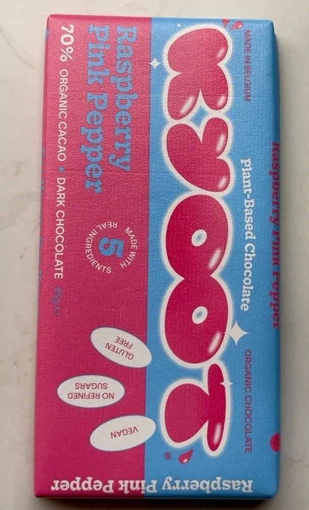 Raspberry Pink Pepper Dark Chocolate