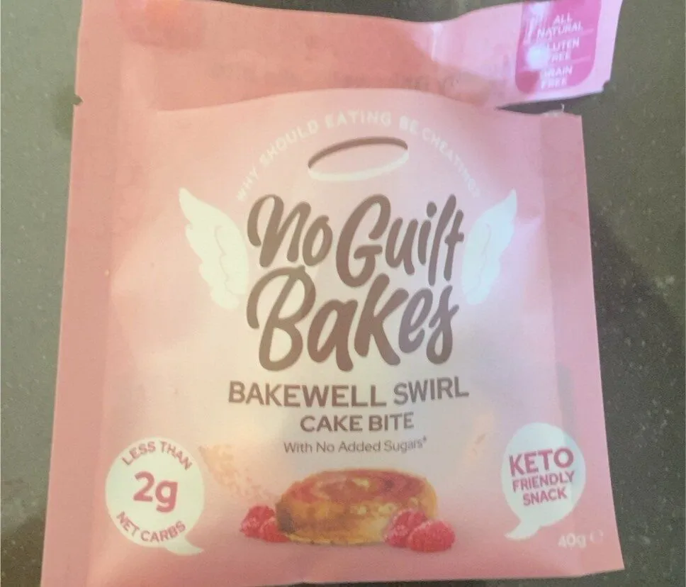 Bakewell swirl cake bite