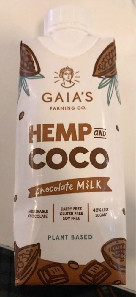 Hemp and Coco chocolate milk