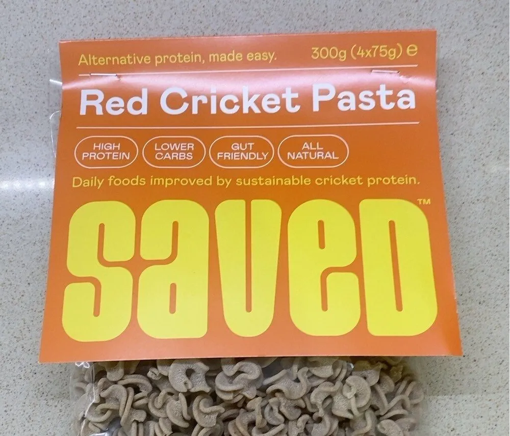 Red cricket pasta