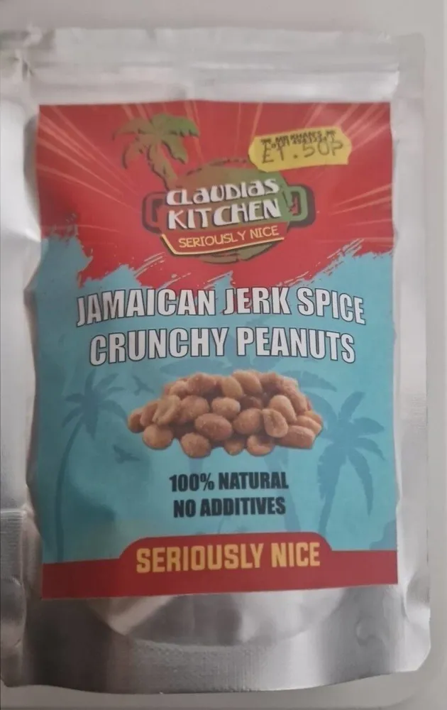 Jamaican jerk spice crunchy peanuts