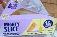 Zesty Lemon High Protein Cheesecake Slice