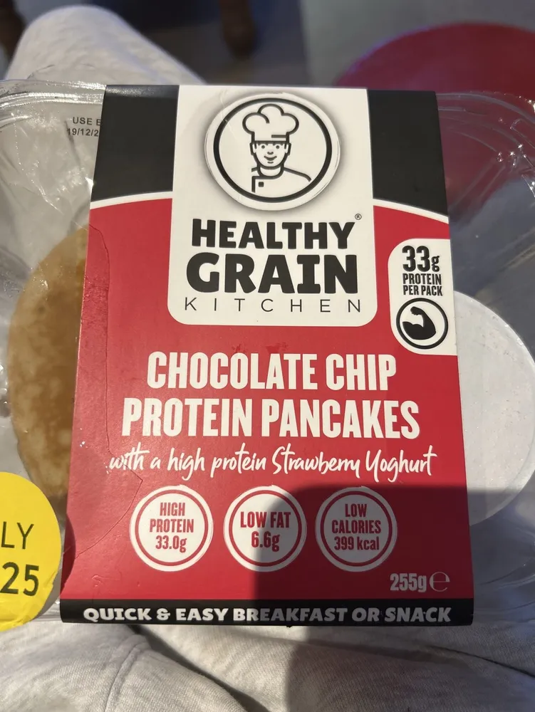 Chocolate Chip Protein Pancakes