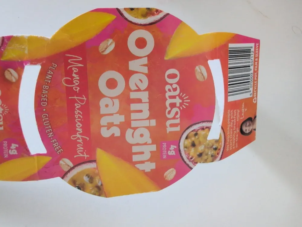 Mango Passionfruit Overnight Oats