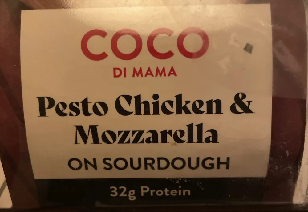 Pesto Chicken & Mozzarella on Sourdough