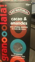 Cacao & amandes avec avoine, graines et noix de coco