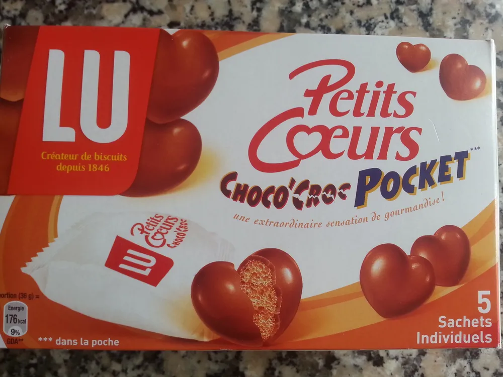 Petits coeurs Choco'croc Pocket