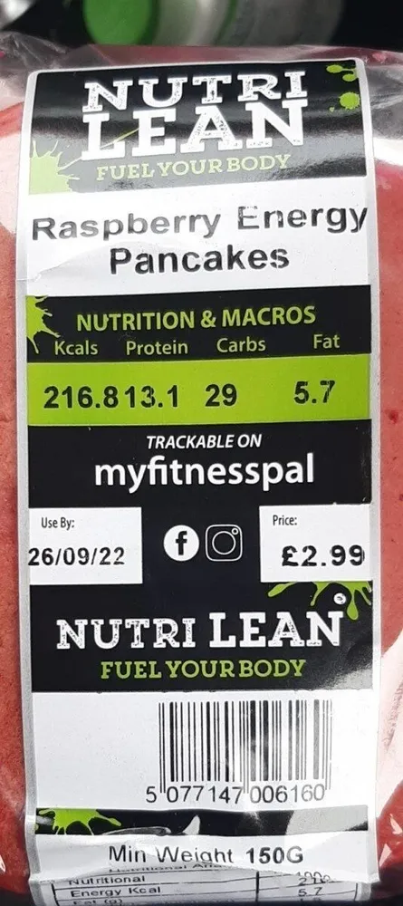 Rasberry protein pancakes
