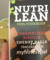 Energy balls caramelised biscuit