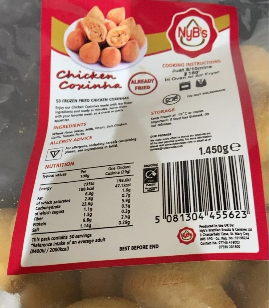 Chicken coxinha