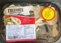 Sliced chicken fillet