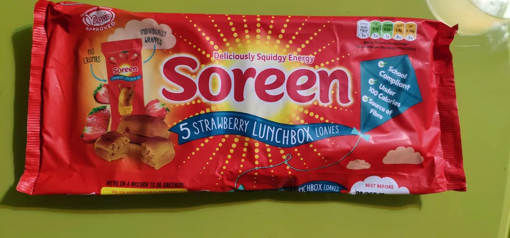 Strawberry lunchbox loaves