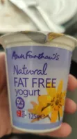 Ann Forshaw's fat free natural yogurt