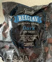 Dark chocolate chunks