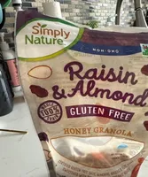 Raisin and Almond Gluten Free Honey Granola