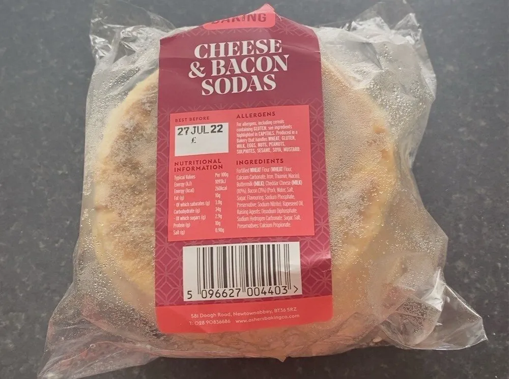 Cheese & Bacon Sodas