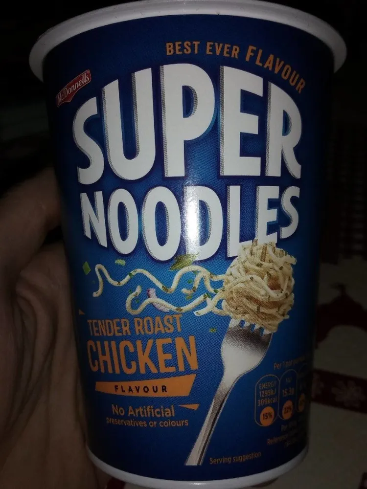 Super noodles tender roast chicken flavour