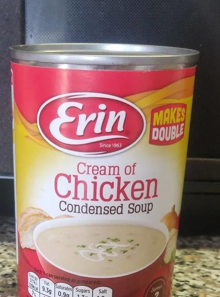 Cream of chicken condensed soup
