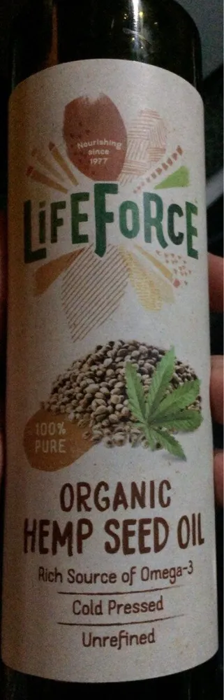 Organic Hemp seed oil