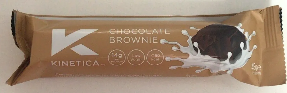 Chocolate brownie flavour protein bar