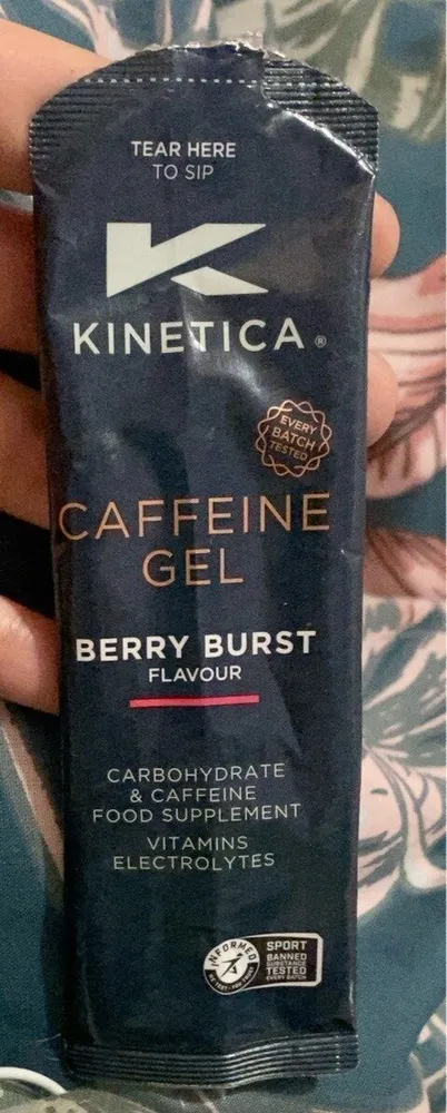 Berry burst caffeine gel