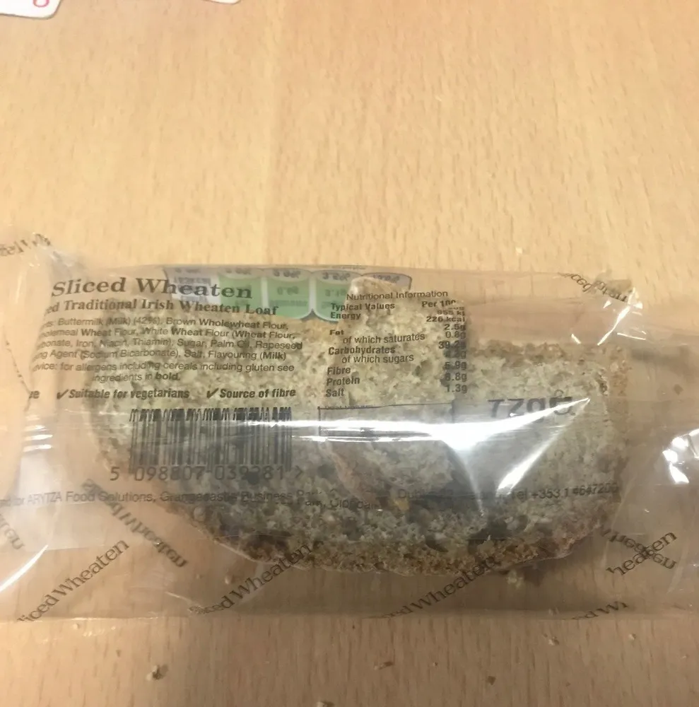 Sliced Traditional Irish Wheaten Loaf