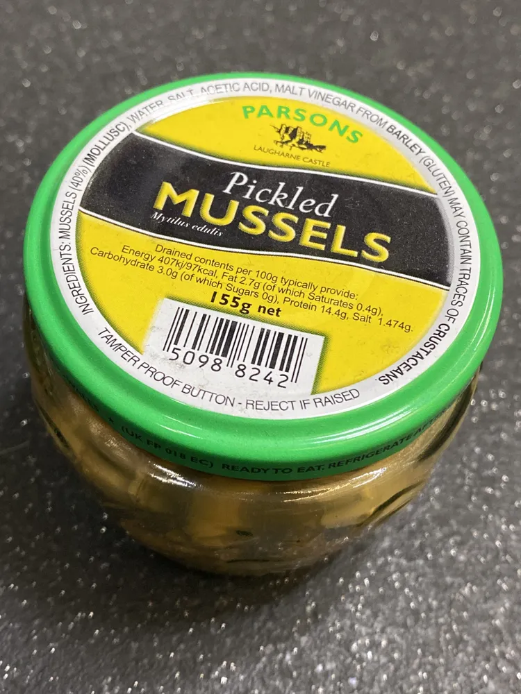 Parsons Pickled Mussels 155G