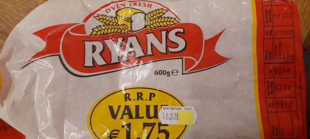 RYANS IE LTD BREAD