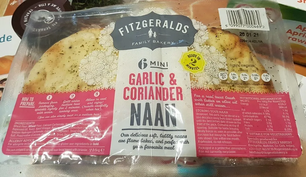 Garlic & Coriander Naan