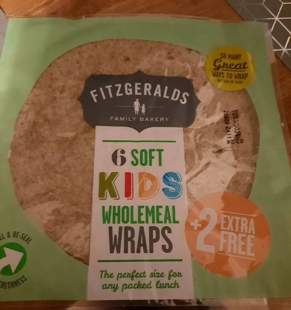 Fitzgerald wholemeal wraps