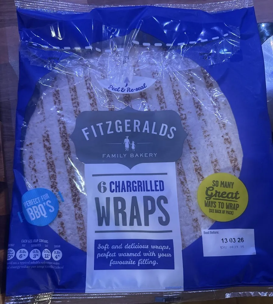 Chargrilled Wraps