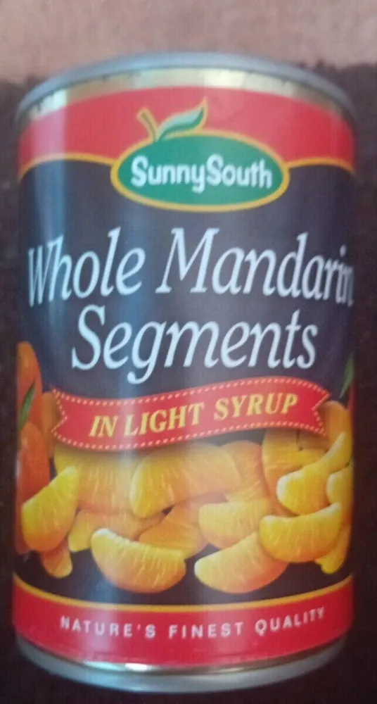 Whole Mandarin Segments