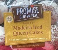gluten free madeira iced queen cakes