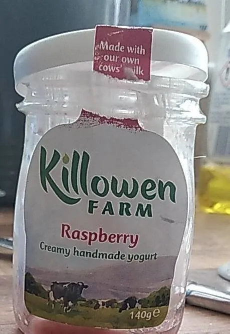Greek Style Irish Raspberry live-cultured yogurt