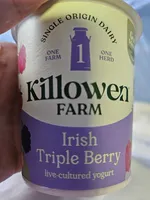 Irish Triple Berry live-cultured yogurt
