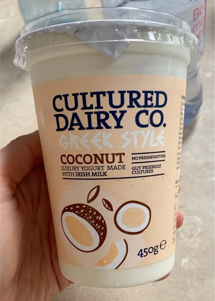 Greek style coconut yoghurt