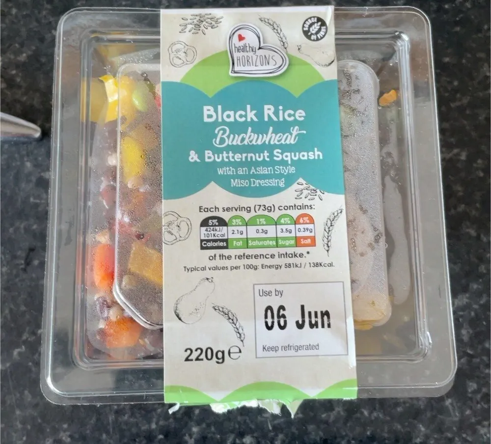Black Rice Buckwheat & Butternut Squash