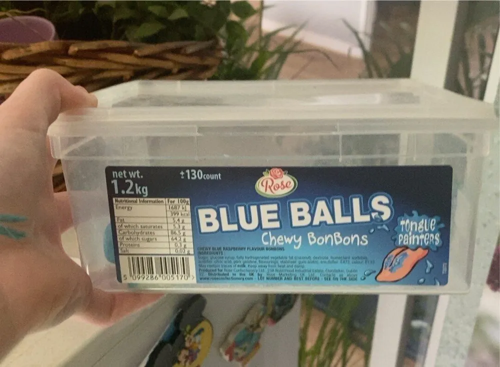 Blue balls chewwy bon bons