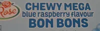 CHEWY MEGA blue raspberry flavour BON BONS