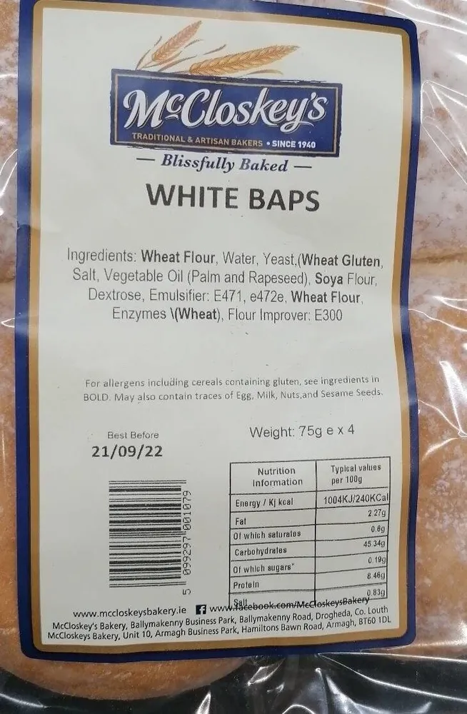 McCloskeys White Baps