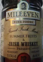 Marmelade summer fruits and irish whiskey