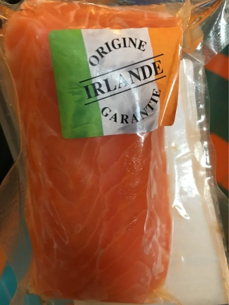 Saumon Fume bio coeur de filet origine Irlande