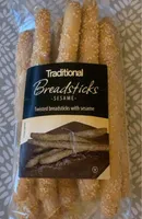 Traditional breadsticks sesame