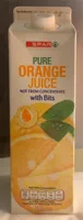 Pure Orange Juice not from comcentrate with bits
