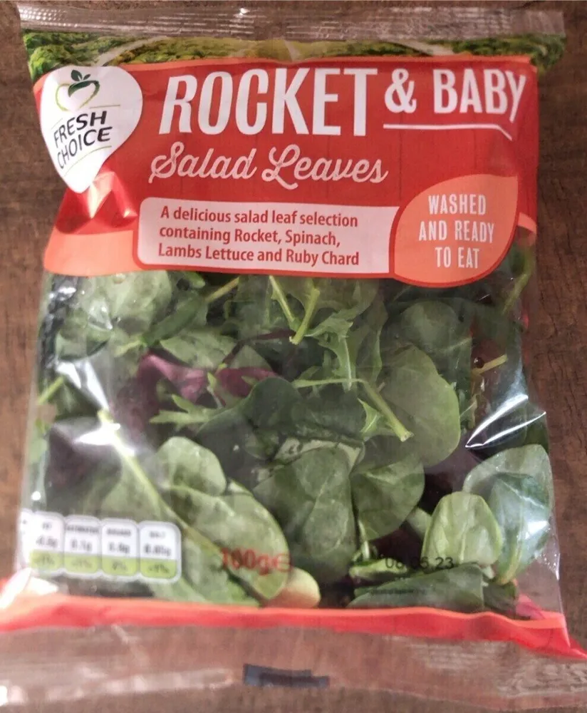 Rocket & baby salad leaves